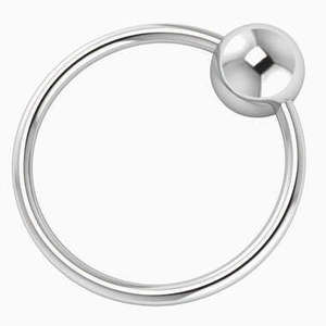 Single Ring 925 Sterling Silver Baby Keepsake Teether Rattle Krysaliis Gift Box
